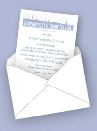 Dinner with Authors Invitation
